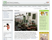 Tablet Screenshot of gmfloral.com